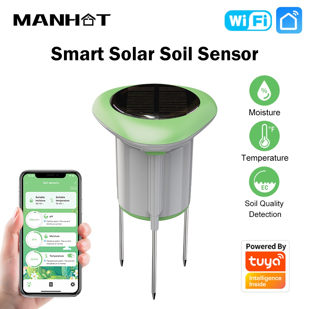 Smart Garden Irrigation - Capteur de sol solaire intelligent WiFi