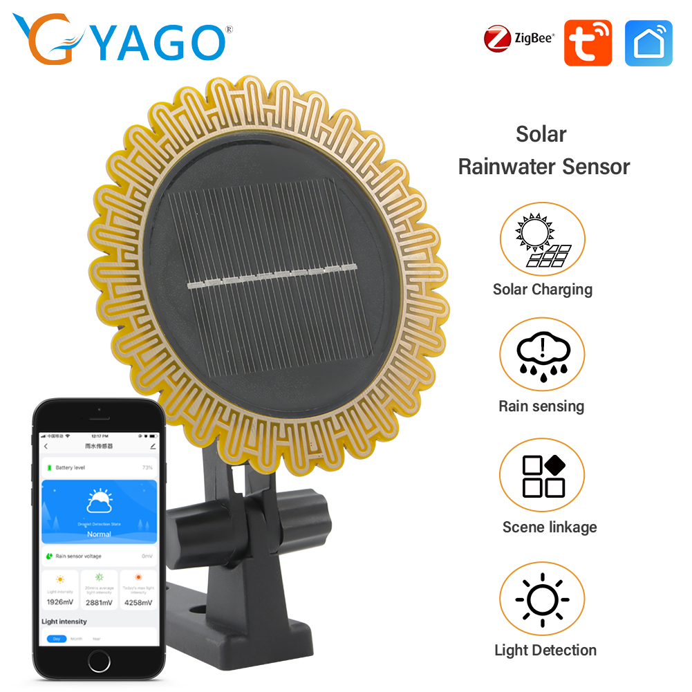 Smart Garden Zigbee - Tuya Zigbee-Capteur de lumière solaire et