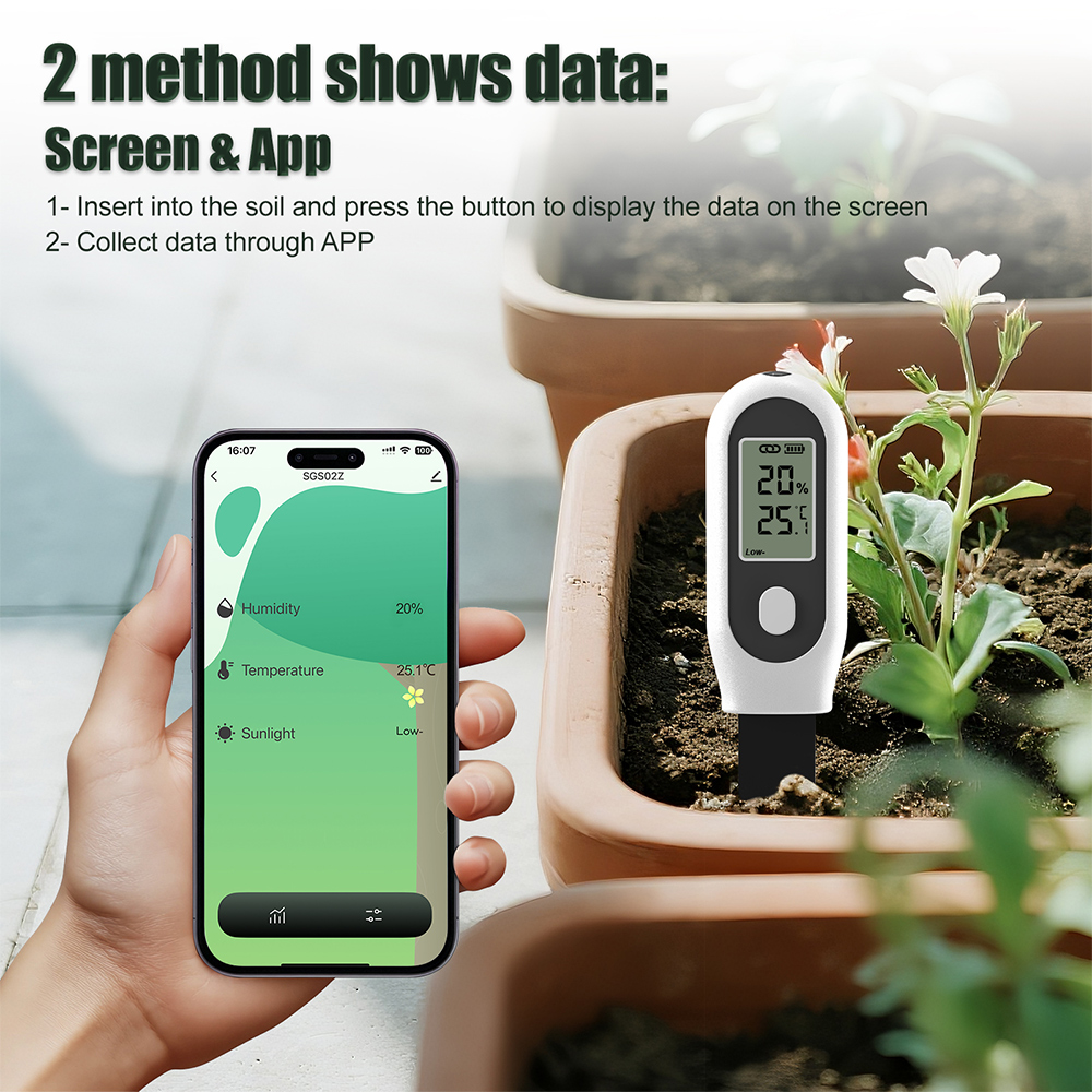 Smart Garden Zigbee - Testeur de sol 3 en 1,
