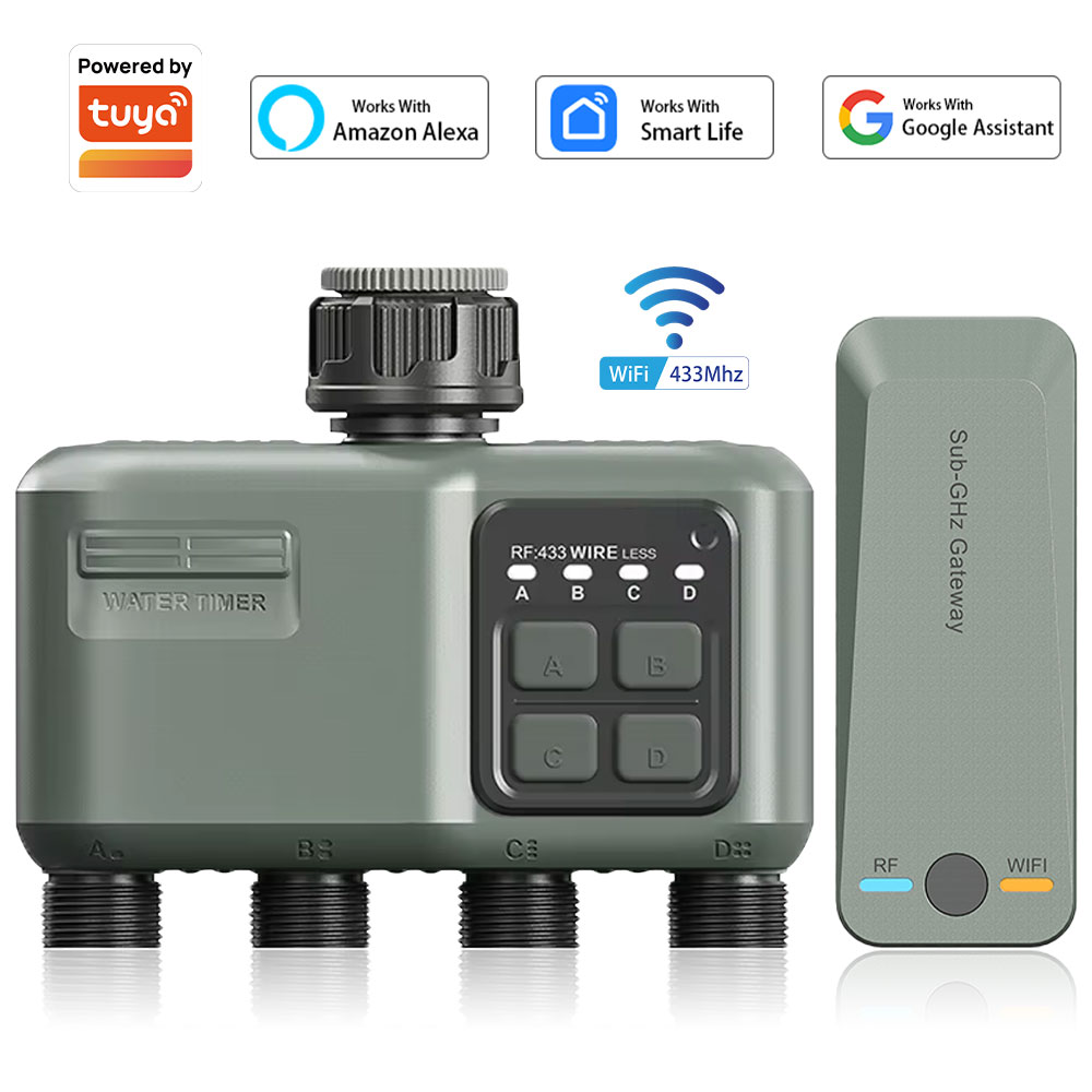 Smart Garden Irrigation - Programmateur d'arrosage numérique à 4 sorties