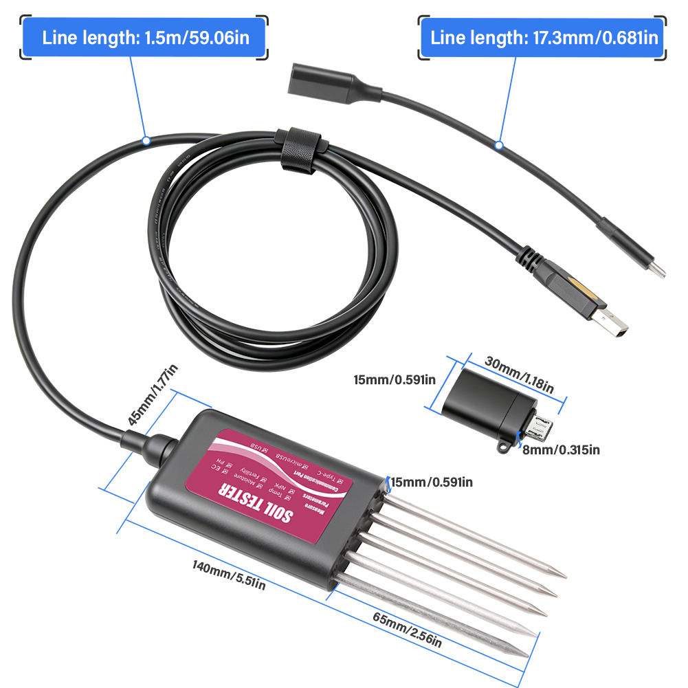 Testeur de sol intelligent 8-e - Soil Test Digital avis et prix