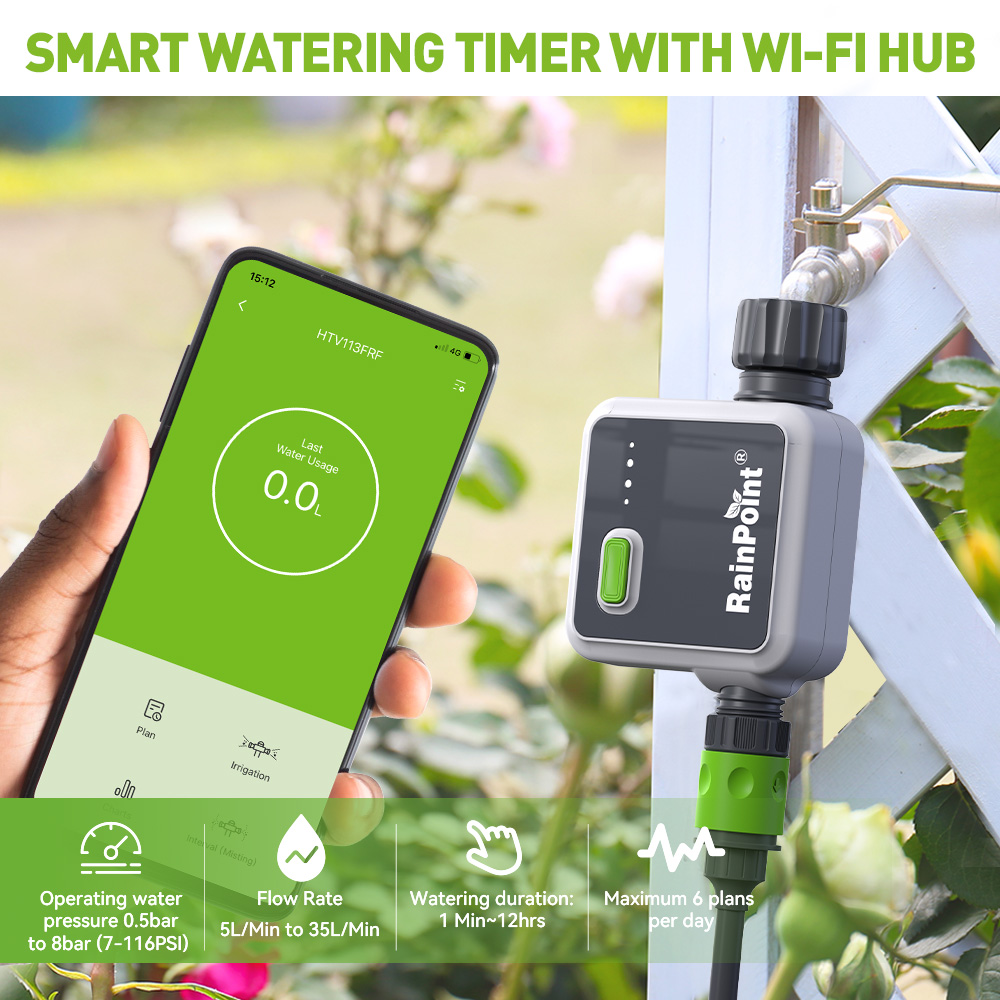RAINPOINT Minuteur d'arrosage  - Smart Garden Hose Valve avis et prix