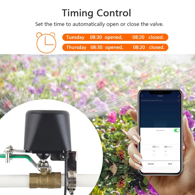 Vanne d'eau intelligente WiFi, - Smart Garden Zigbee avis et prix