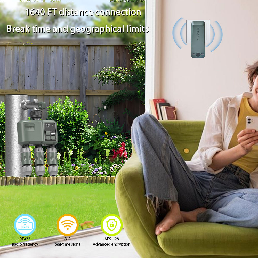 Minuteur d'arrosage Tuya Wifi+ - Smart Garden Irrigation avis et prix